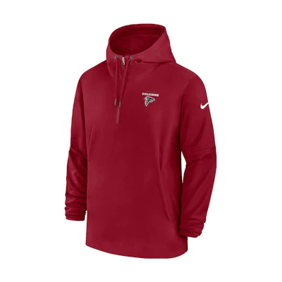 Nike AtlAnta Falcons Sideline Logo Hoodie Jacket Red 00MI6DL96-EU6