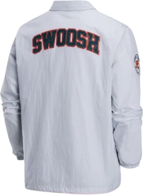 나이키 오센틱 클래식 버튼업 재킷 더스트 퍼플 캐주얼 컬리지 스타일 HJ6904-025 Lookbook 나이키 오센틱 클래식 버튼업 재킷 더스트 퍼플 캐주얼 컬리지 스타일 HJ6904-025