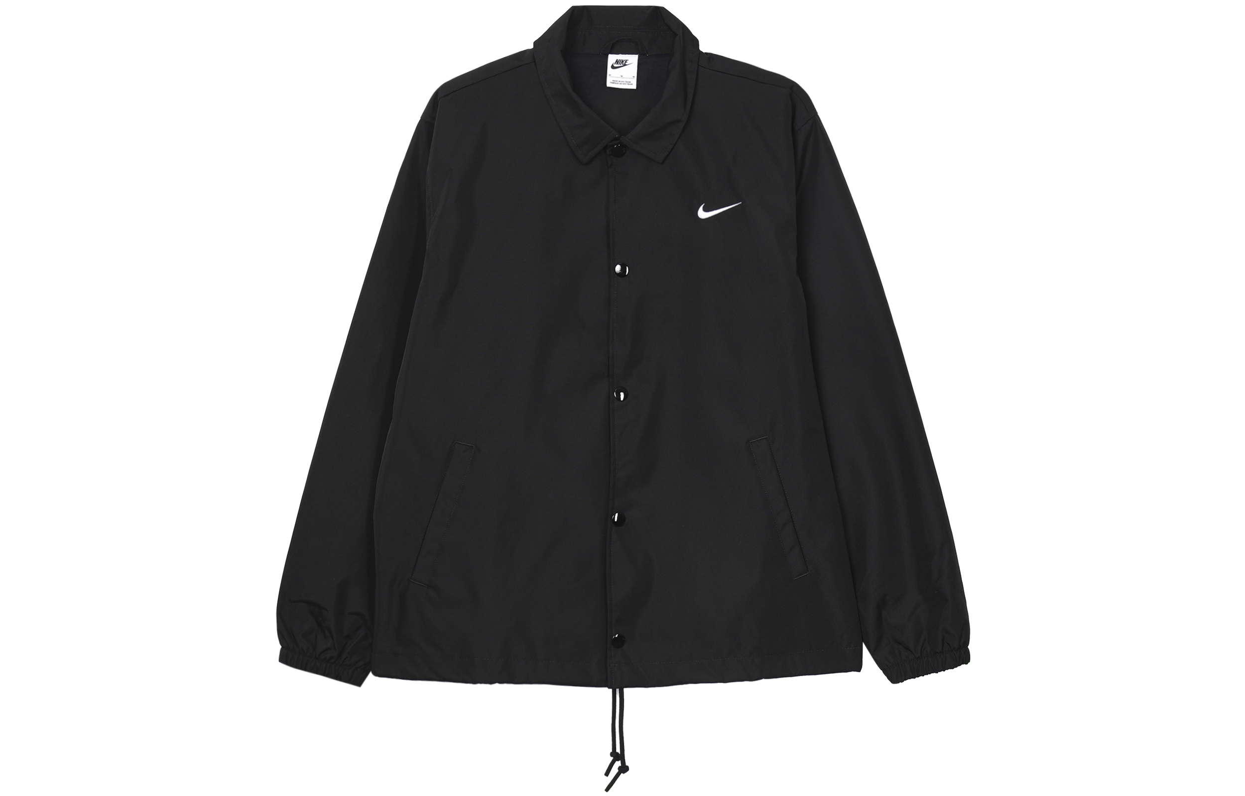 Nike Authentics Solid Color Coach Jacket Black FD7844-010