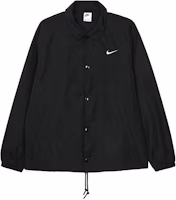 Nike Authentics Solid Color Coach Jacket Black FD7844-010 Nike Authentics Solid Color Coach Jacket Black FD7844-010
