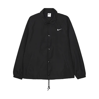 Nike Authentics Solid Color Coach Jacket Black FD7844-010