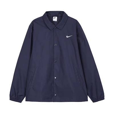Nike Authentics Solid Lined Coach Jacket Navy Blue FD7844-410