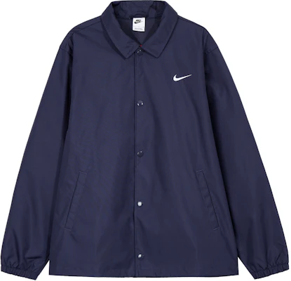 Nike Authentics Solid Lined Coach Jacket Navy Biru Tua FD7844-410 Order Nike Authentics Solid Lined Coach Jacket Navy Biru Tua FD7844-410