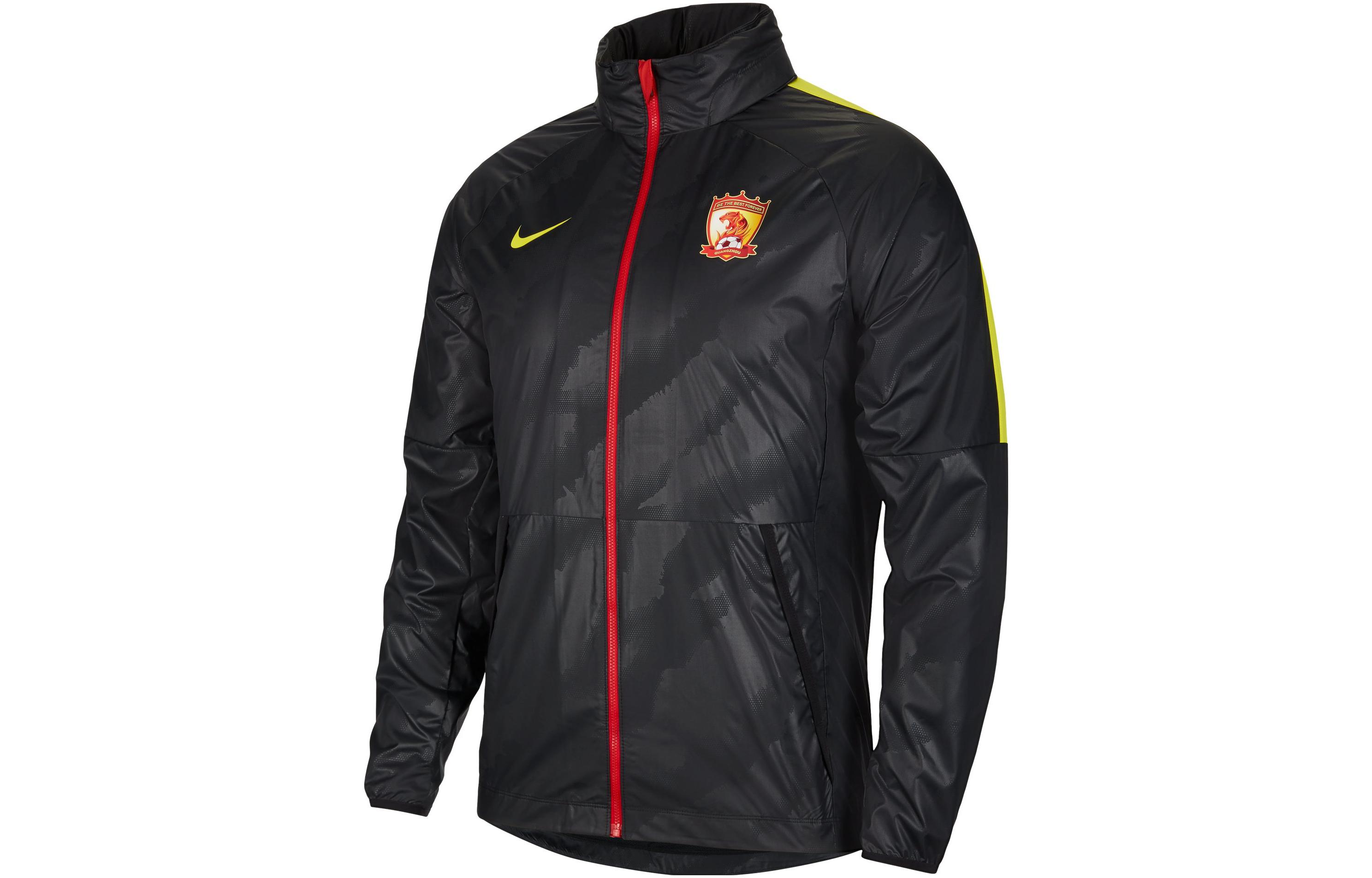 Nike AWF Retro Track Jacket Black/Off White/Yellow/Red CT6602-010 圖 2