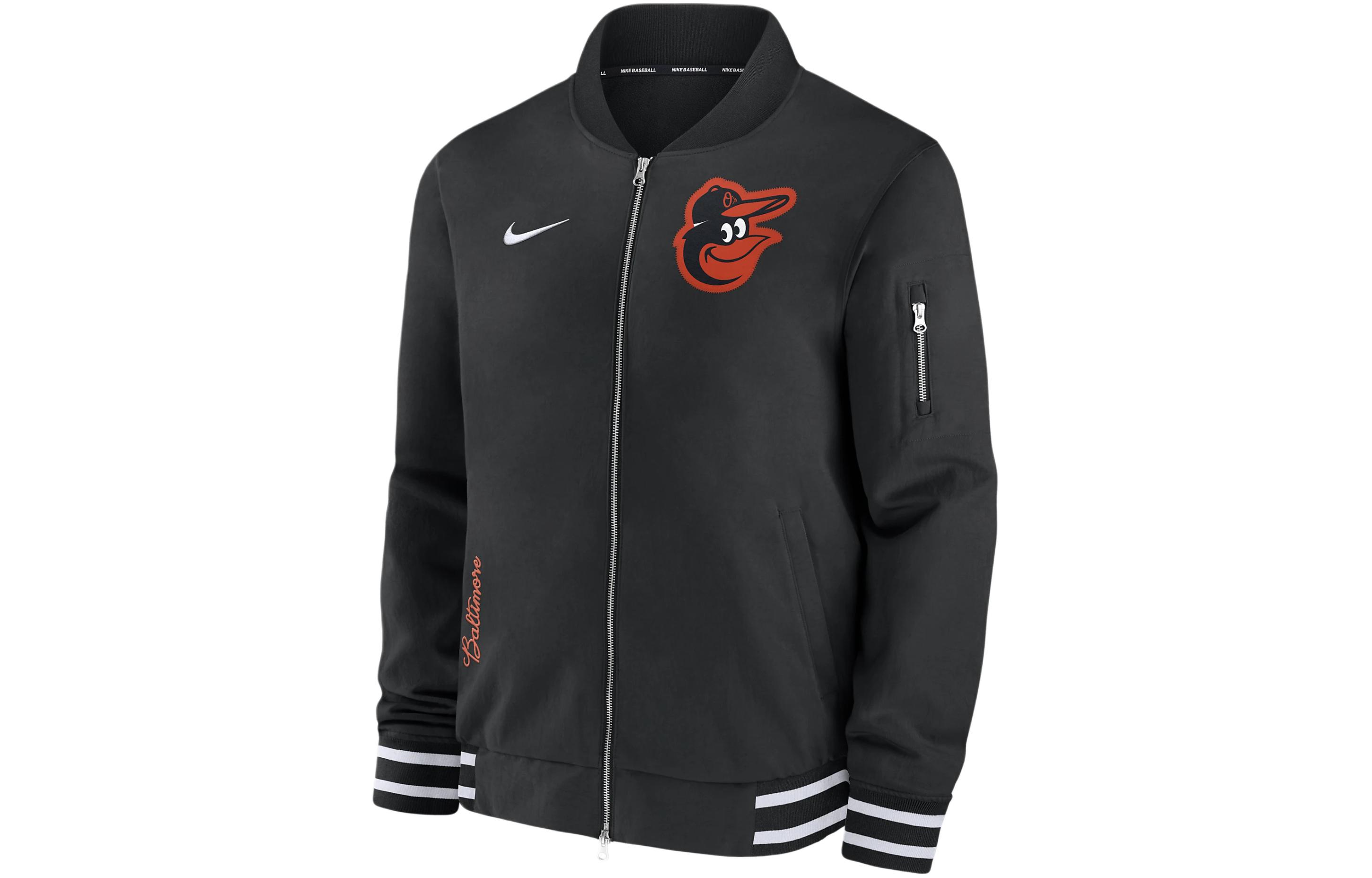 Nike Baltimore Orioles Authentic Logo Full-Zip Jacket Black 015D03AYOLE-132