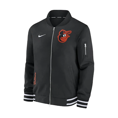 Nike Baltimore Orioles Authentic Logo Full-Zip Jacket Black 015D03AYOLE-132