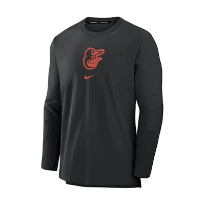 Nike Baltimore Orioles Authentic Player Logo Graphic Pullover Jacket Black Mens 015C912ZOLE-5Z2
