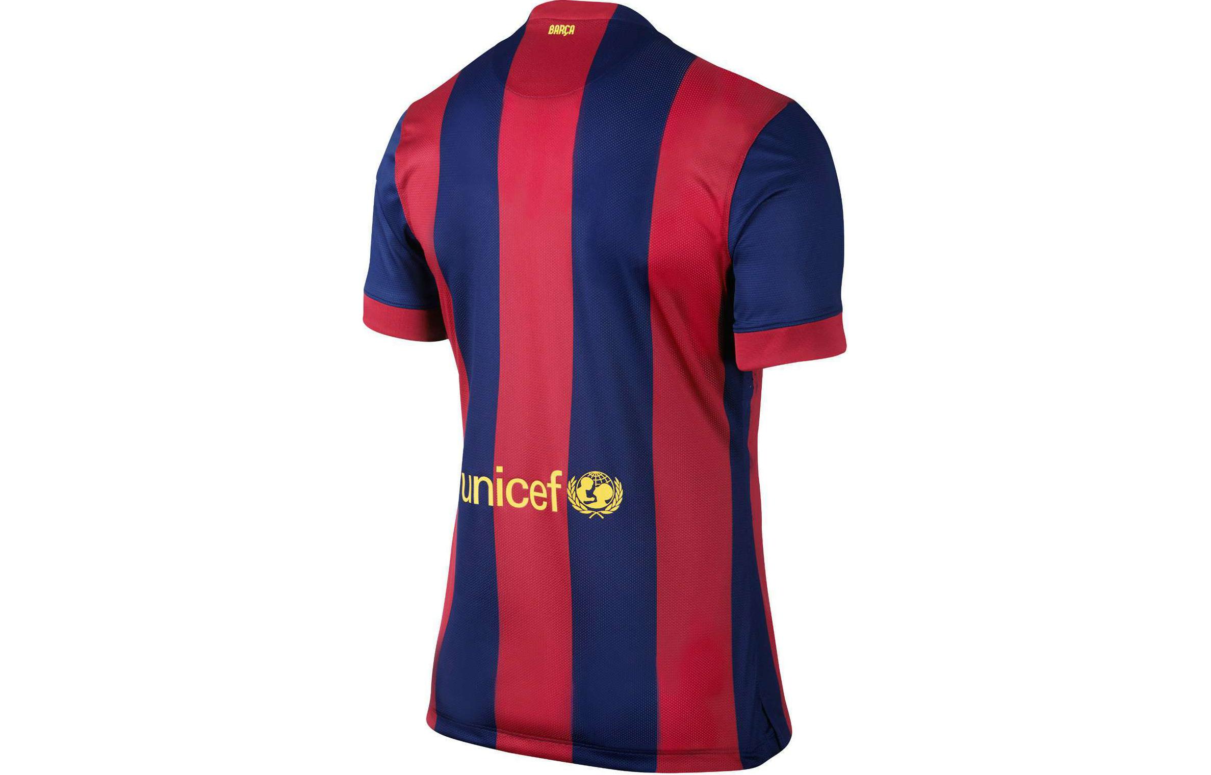 Lookbook 나이키 바르셀로나 14-15 홈 저지 팬 버전 반팔 레드/블루 610594-422