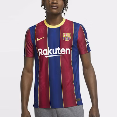 耐克巴塞罗那2020-21赛季主场短袖球衣红蓝男款 CD4185-456 Shop 耐克巴塞罗那2020-21赛季主场短袖球衣红蓝男款 CD4185-456