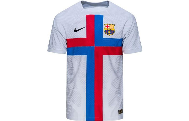 Nike Barcelona 22/23 Away Player Edition Soccer Jersey White DN2706-042