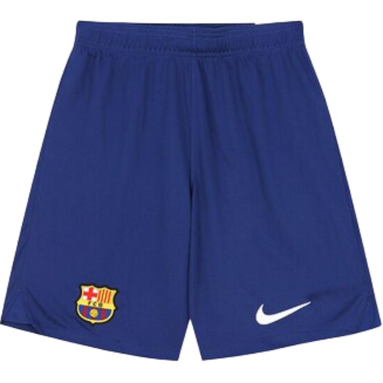 Nike Barcelona 23/24 Home Fan Football Shorts Blue - Casual Elastic Waist. DX2709-455