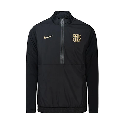 Nike Barcelona Football Club Logo Print Track Jacket Black CJ6624-010