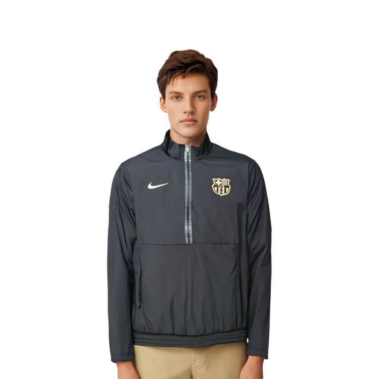 Purchase Nike 巴塞隆納足球俱樂部標誌黑色運動外套 CJ6624-010