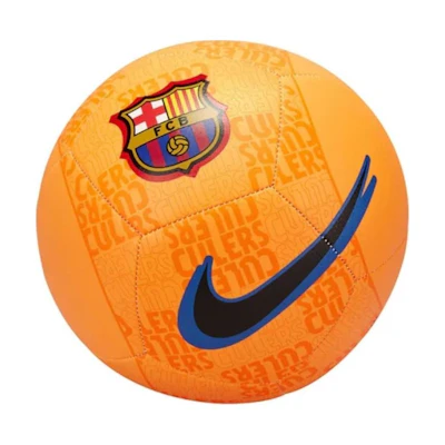 Nike Barcelona Football Size 5 Orange Black Unisex Soccer Ball. DC2237-803