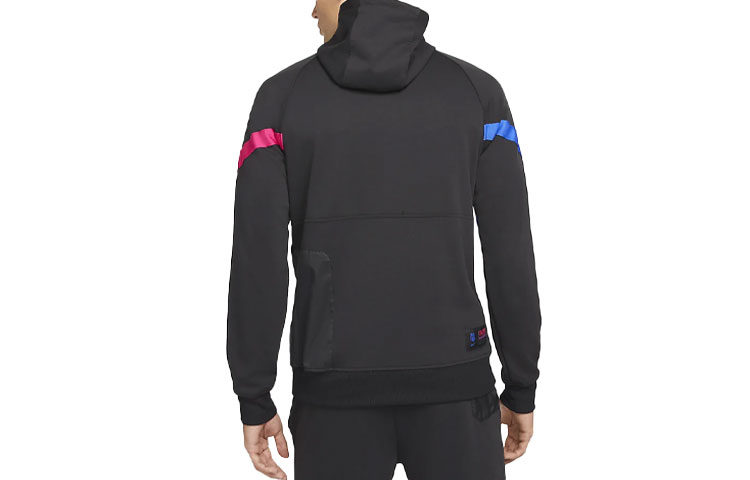 Nike Barcelona Half-Zip Quick-Dry Pullover Hoodie Men’s Black Logo Print DB7814-014 圖 3