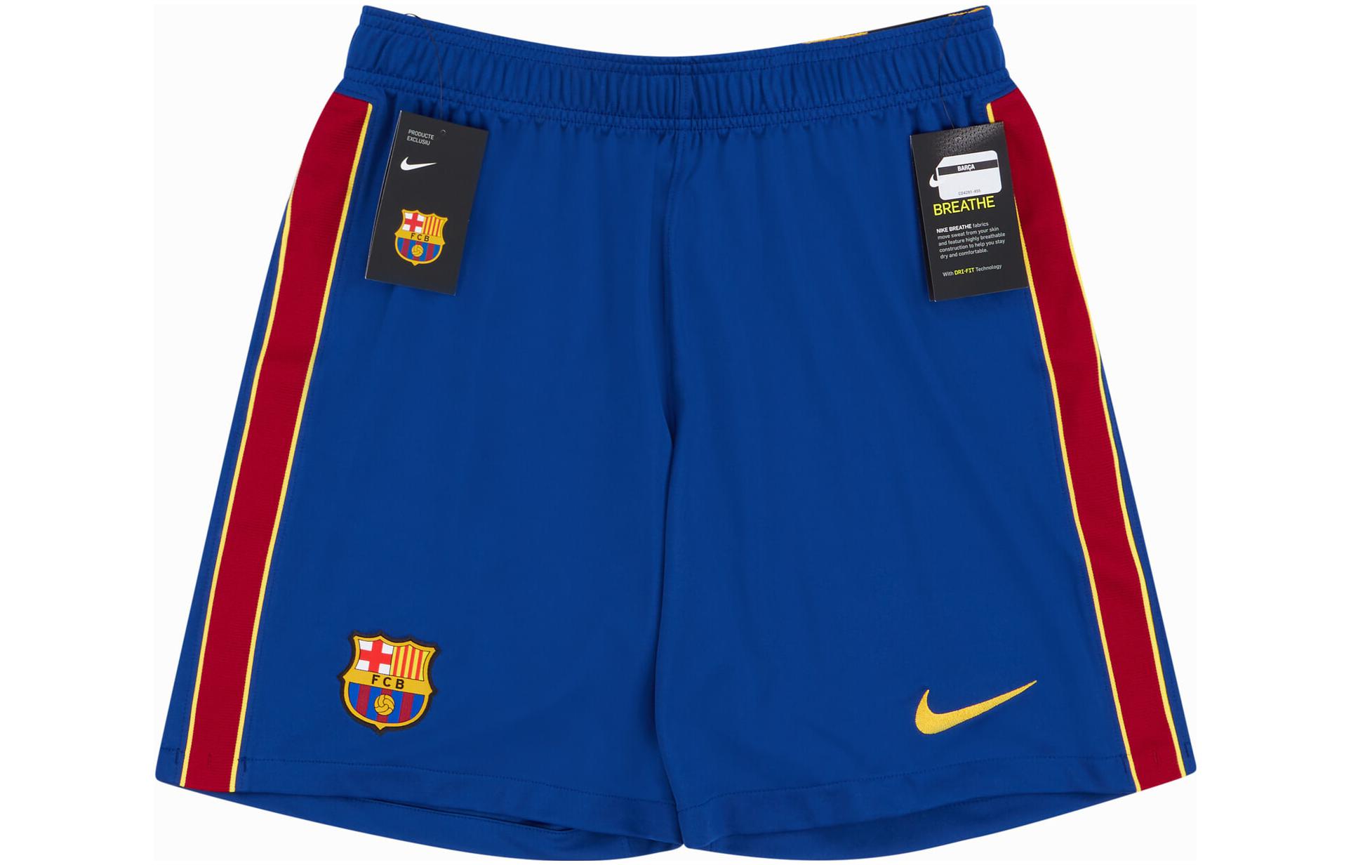 Nike Barcelona Home Breathable Stretch Soccer Pants Blue CD4281-455