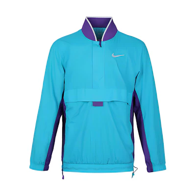 Nike Baseball Collar Logo Print Full-Zip Jacket - Blue AJ3919-415