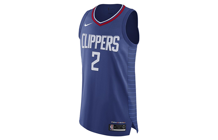 Nike Basketball Jersey Leonard #2 Blue Player Edition AV2655-400 圖 2