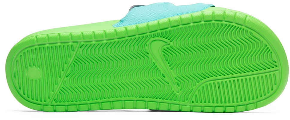 Nike Benassi JDI腰包款綠色拖鞋 Shop Nike Benassi JDI腰包款綠色拖鞋
