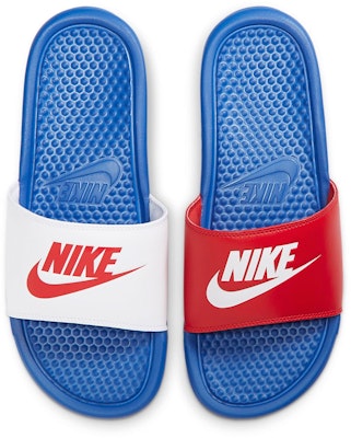 耐克 Benassi JDI 'Game Royal' 蓝 运动拖鞋 343880-415 Lookbook 耐克 Benassi JDI 'Game Royal' 蓝 运动拖鞋 343880-415