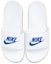 Lookbook Nike Benassi JDI 輕便舒適運動拖鞋 白藍