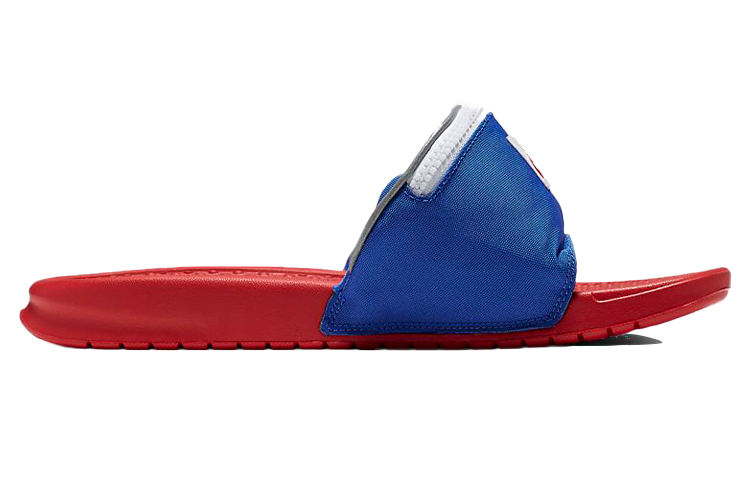 Order Nike Benassi JDI 腰包 版口袋 時尚休閒拼色拖鞋 白藍紅