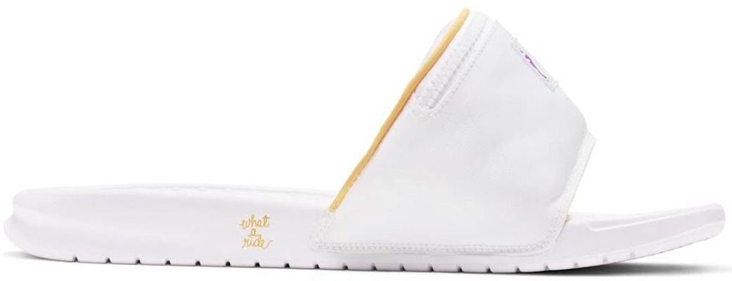 Nike Benassi JDI Fanny Pack Slides 'White Topaz Gold' CJ0604-100 Order Nike Benassi JDI Fanny Pack Slides 'White Topaz Gold' CJ0604-100