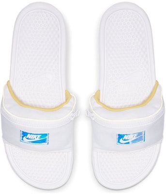 Nike Benassi JDI Fanny Pack Slides 'White Topaz Gold' CJ0604-100 Lookbook Nike Benassi JDI Fanny Pack Slides 'White Topaz Gold' CJ0604-100