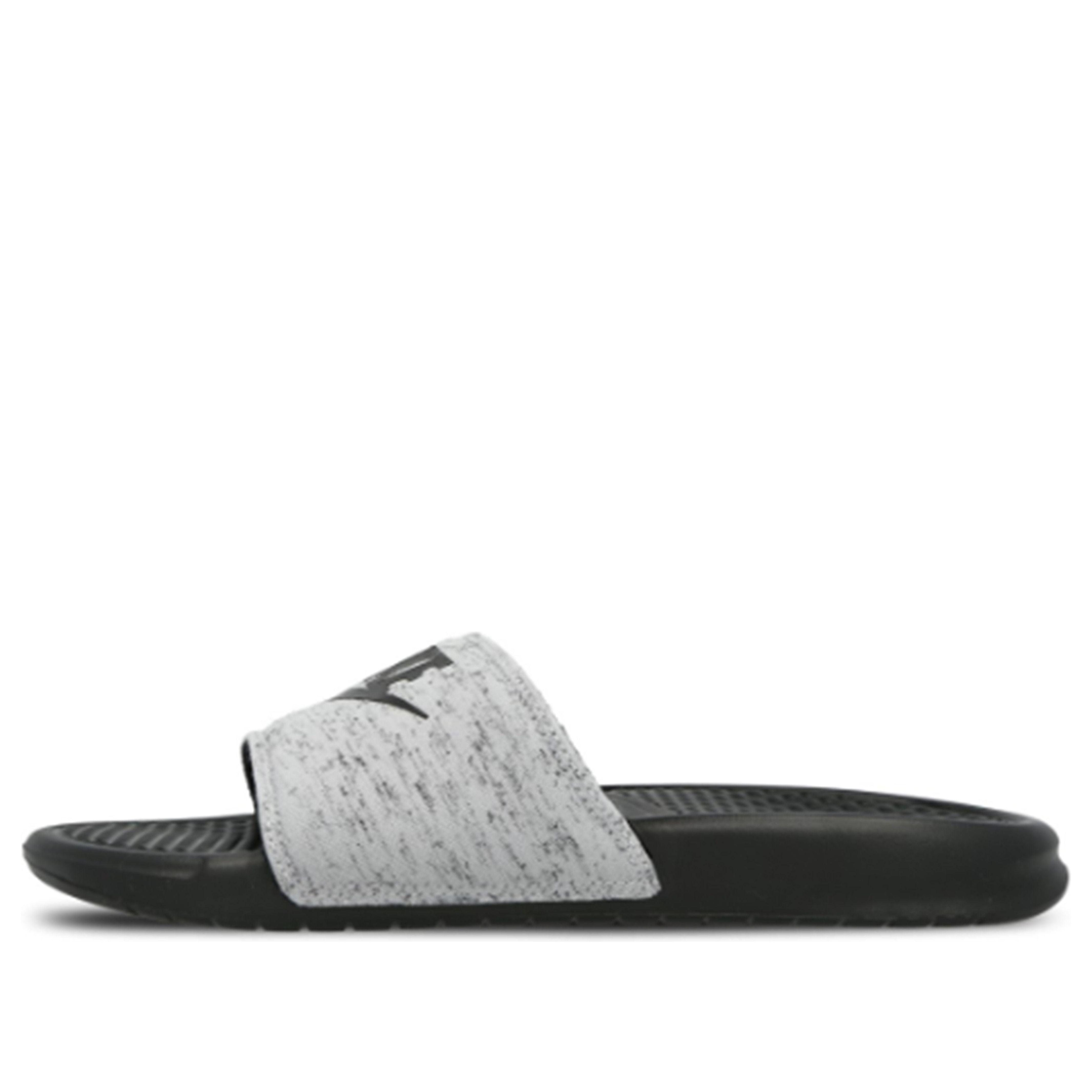 Nike Benassi JDI Fleece 'Wolf Grey Black' 圖 2