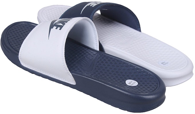 Nike Benassi JDI Mismatch Navy/White 818736-410 Shop Nike Benassi JDI Mismatch Navy/White 818736-410