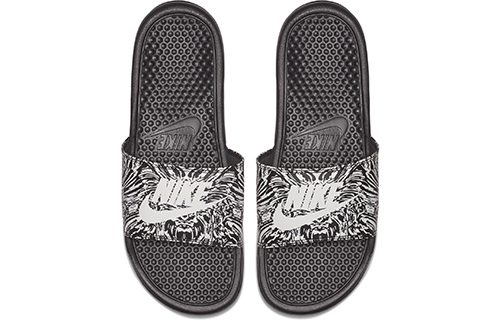Shop Nike Benassi JDI Print 'Selipar Hitam' 631261-006-YC