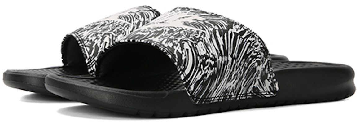 Nike Benassi JDI Print 黑色 拖鞋 Lookbook Nike Benassi JDI Print 黑色 拖鞋