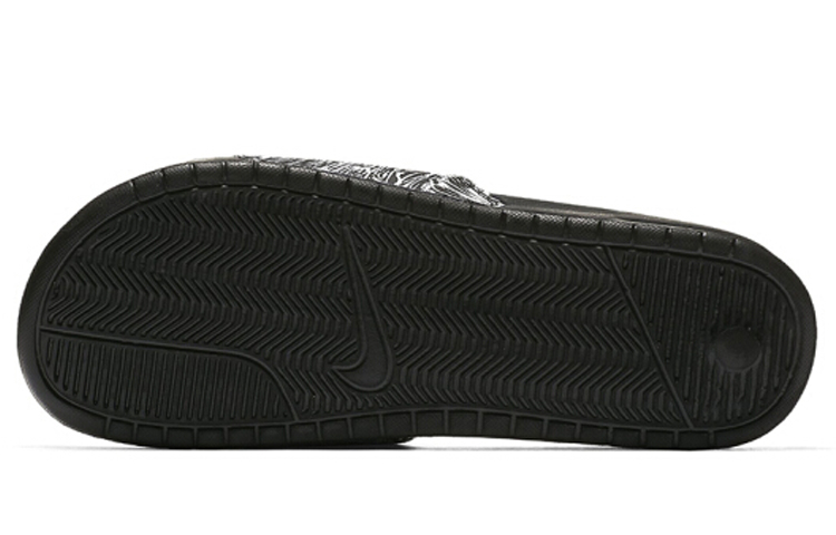 Shop Nike Benassi JDI 黑色 潑墨 拖鞋