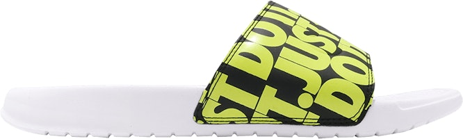 Nike Benassi JDI Print 'Volt' 631261-103 Nike Benassi JDI Print 'Volt' 631261-103