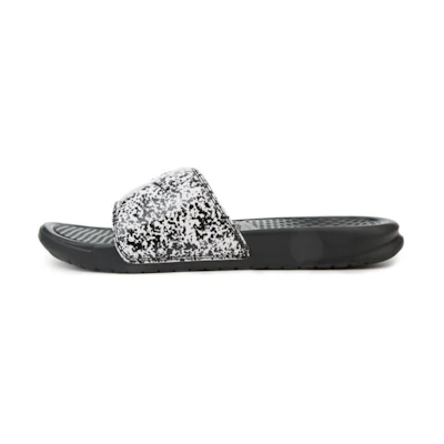 Nike Benassi JDI Print 'White Black'