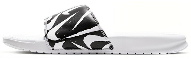 Nike Benassi JDI Print 'White Black' 631261-106 Nike Benassi JDI Print 'White Black' 631261-106