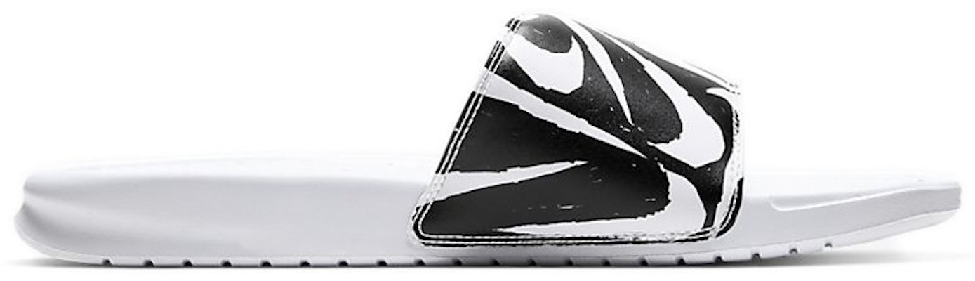 耐克Benassi JDI印花“白黑”拖鞋 631261-106 Order 耐克Benassi JDI印花“白黑”拖鞋 631261-106