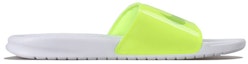 Order Nike Benassi JDI Cetakan Kuning Fluorescence Selipar Volt-Putih CI5927-771