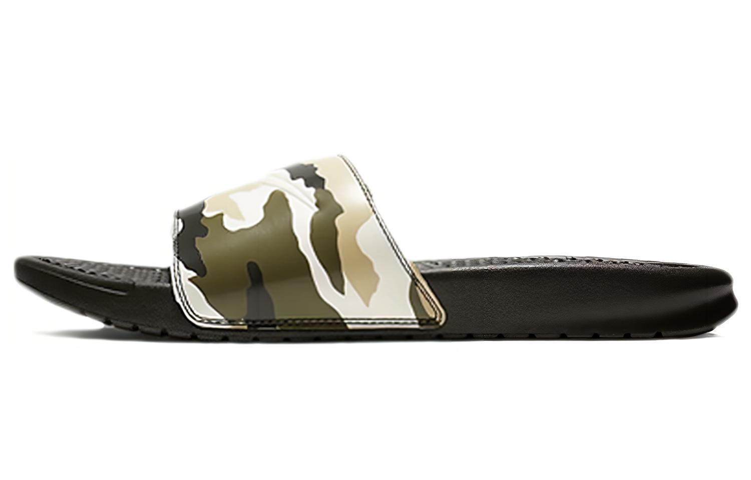 Nike Benassi Jdi Print Military Green Unisex Slippers 'Sequoia' 631261-301