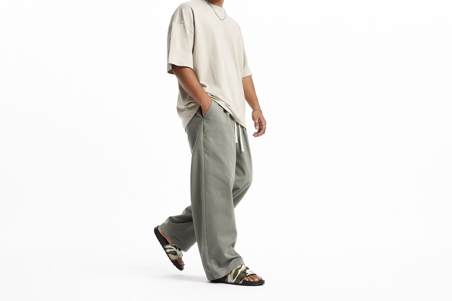 Order 耐克Benassi JDI迷彩绿男女拖鞋'杉木色' 631261-301