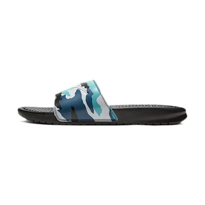 Nike BENASSI JDI PRINT Slide 'Black Blue Camo'