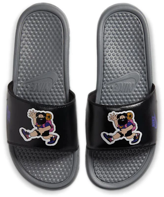Nike Benassi JDI Print 黑 脫鞋 Shop Nike Benassi JDI Print 黑 脫鞋