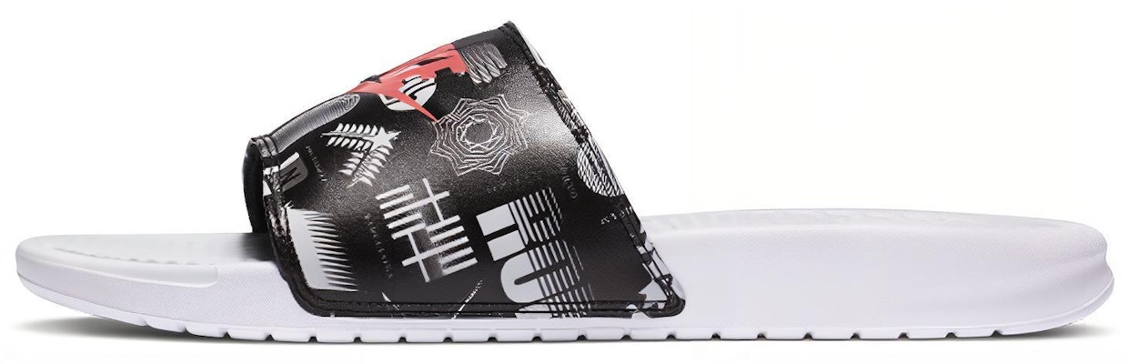 Nike Benassi JDI Print White Black Slippers 'White Black' 631261-107 Buy Nike Benassi JDI Print White Black Slippers 'White Black' 631261-107