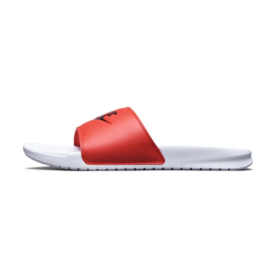 Nike Benassi JDI Red White Slippers 'Red White'