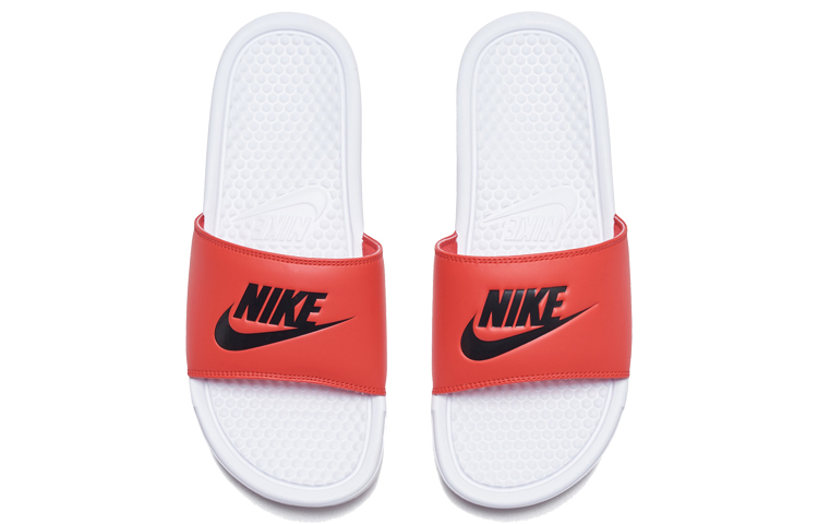 Nike Benassi JDI Red White Slippers 'Red White' 圖 3