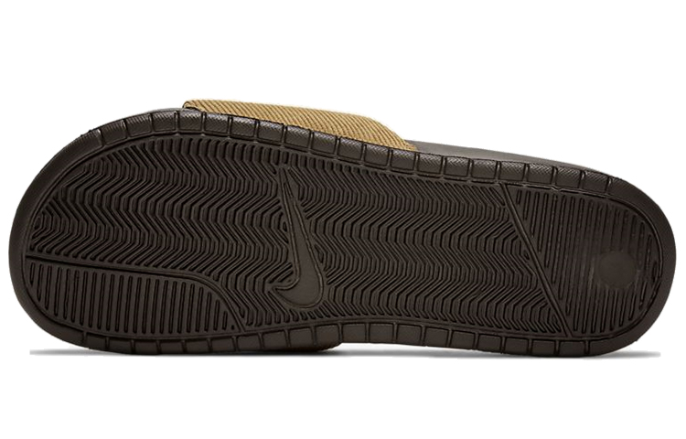 Nike Benassi JDI SE Leather 'Baroque Brown' 圖 4