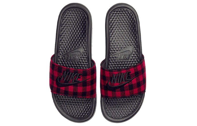 Nike Benassi JDI SE Sandals Black/Red 圖 3