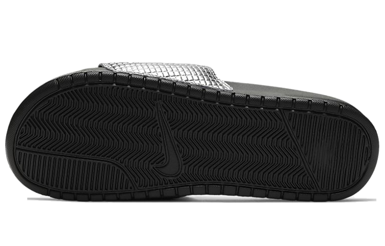 Shop Nike Benassi JDI SE Slides Black/Silver CK0986-001