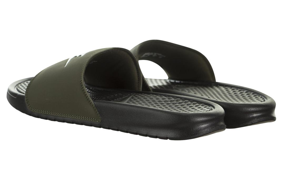 Nike Benassi JDI Slide 'Black Cargo Khaki' 圖 4
