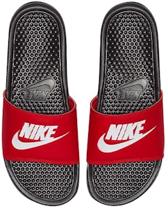 Nike Benassi JDI 休閒拖鞋 男女款 黑白紅 Lookbook Nike Benassi JDI 休閒拖鞋 男女款 黑白紅